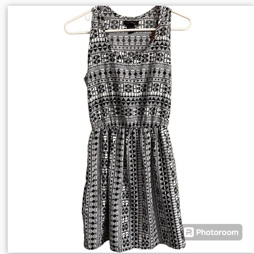 Racer back mini dress